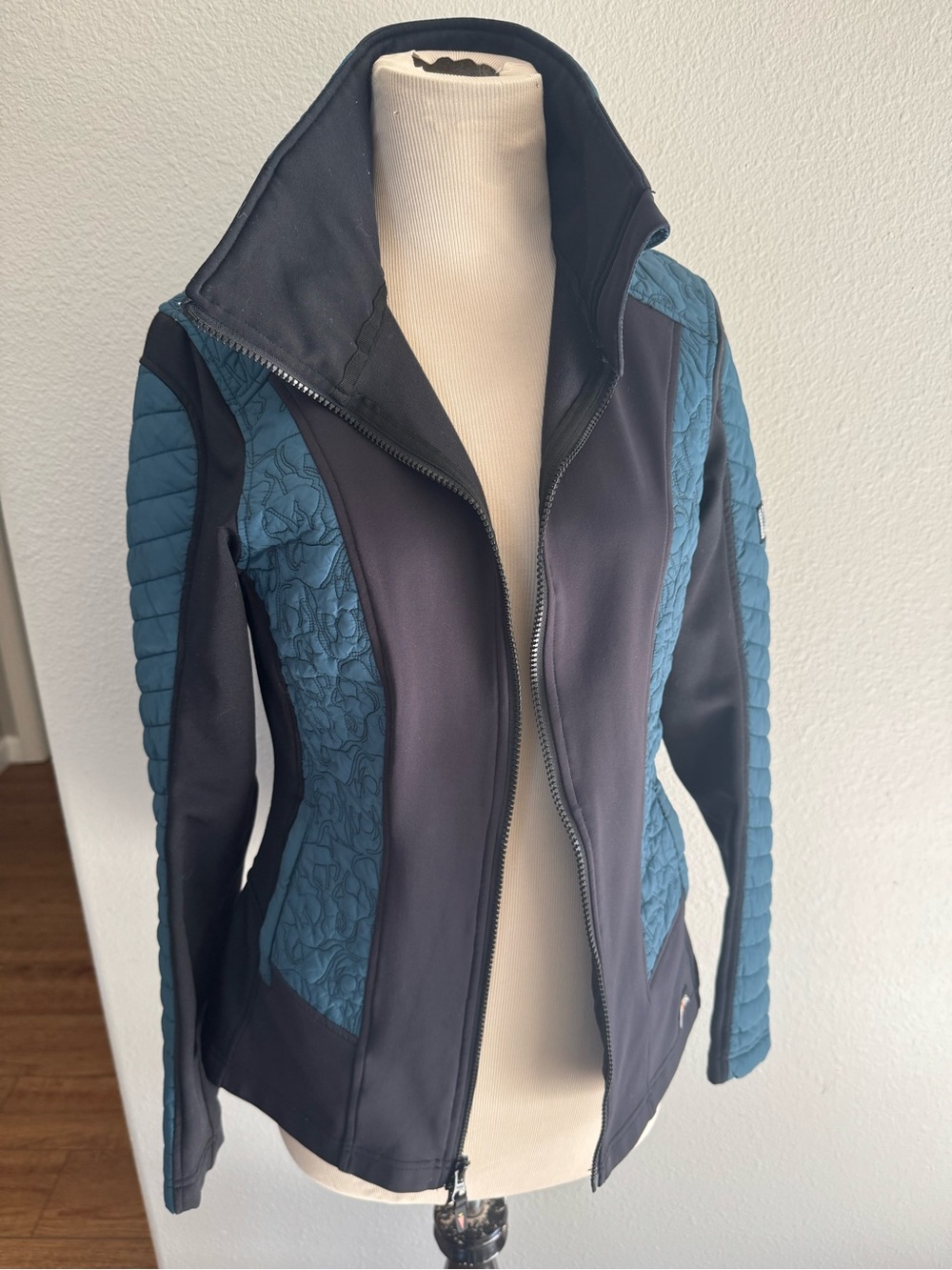 Kerrits Equestrian Riding Quilted Full Zip Jacket size small
